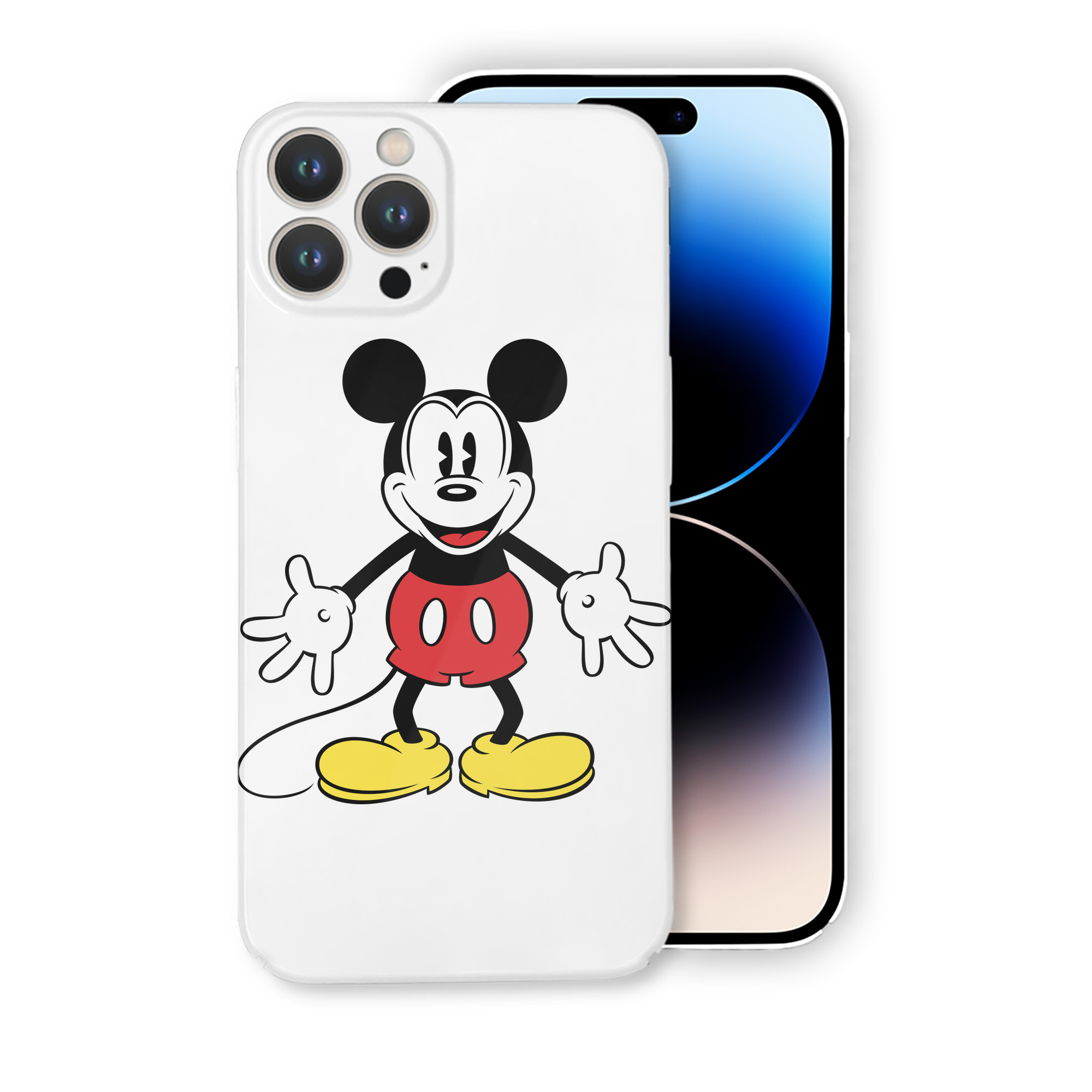 （画像用） ミッキーマウス Mickey Mouse 【iPhone 14シリーズ対応】ハードケース